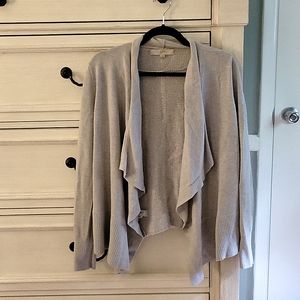 LOFT gray cardigan